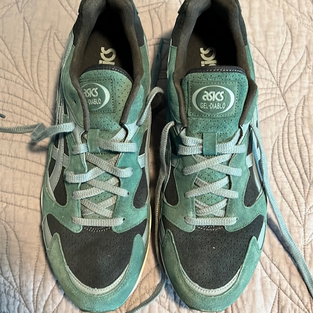 Blue ASICS sneakers. Size 13